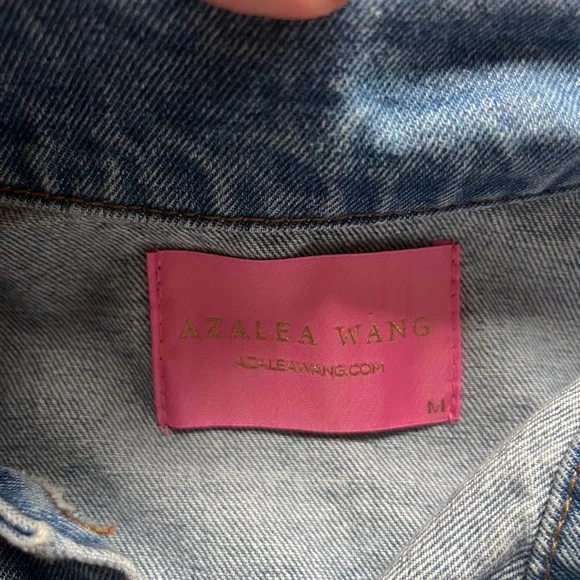 Distressed Blue Jean Jacket - Picture 3 of 3